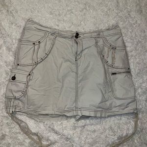 Lane Bryant Size 18 Khaki Mini Skirt